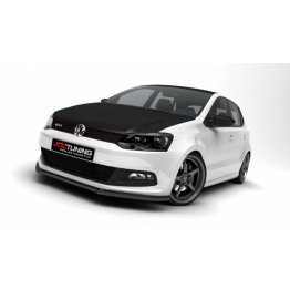 Накладка сплиттер на передний бампер на Volkswagen Polo V GTI ДОрестайл